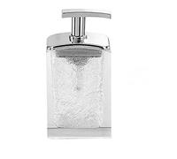 Gedy Antares Soap Dispenser, Resin, White, 6.2 x 8 x 15.5