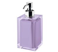 Gedy Bathroom Soap Dispenser, Resin, Purple (Lilac), 16.2 x 7 x 7 cm