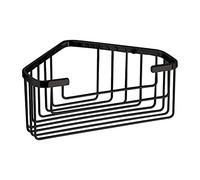 Gedy Bracket for Angle Objects, Stainless Steel, Matte Black, Angular