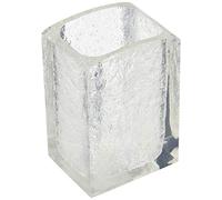 Gedy Brush Holder, Resin, White, 6,2x8x11,7