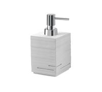 Gedy by Nameeks Quadrotto Soap Dispenser White QU81 Contemporary Resin Italian Bathroom Accessories Set