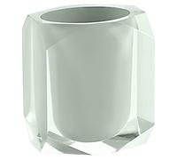 Gedy Chanelle Brush Holder, Resin, Green, 7x9x10.5