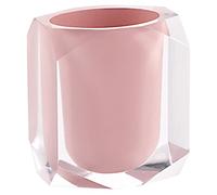 Gedy Brush Holder, Resin, Pink, 7 X 9 X 10.5