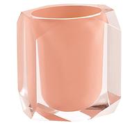 Gedy Chanelle Brush Holder, Resin, Salmon, 7 X 9 X 10.5
