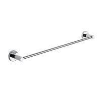 Gedy Chrome, G-Jakarta, Towels CM.60 with Finish, Towel Holder Made of Stainless Steel with Satin Glass Containers, 10 Years Warranty, Design: R&D, 60 cm