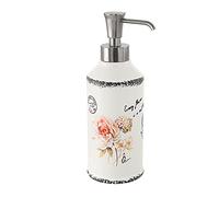 Gedy Clothilde Soap Dispenser, Ceramic, White, Single