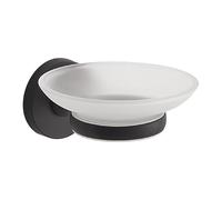Gedy Felce Plus Matte Black Wall Soap Dish