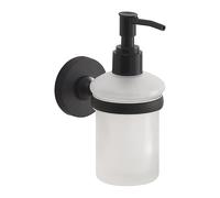 Gedy Felce Plus Matte Black Wall Soap Dispenser