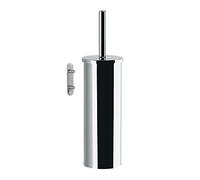 Gedy FLIP Wall Brush, Stainless Steel Plastic, Chrome, 9,1x10x37,7cm