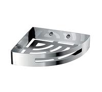 Gedy G-Hanoi AISI 304 Stainless Steel Corner Shower Basket with Chrome Finish, Dimensions 4.5 x 21 x 21 cm and 0.55 kg, Design R&E