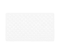 Gedy G-Maim Non-Slip Bath Mat with Suction Cups, Size: 60 x 38 cm, Resin Bath Mat, White Finish, R&S Design, 100% Made in Italy, Machine Washable Rug, 2 Year Warranty