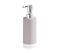 Gedy G-New Mizar Soap Dispenser in Taupe, Ceramic Soap Dispenser, 2 Years, Dimensions 19.2 x 6.4 x 6.4 cm and Weight 0.244 kg, Design R&S Unique