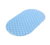 Gedy G-Solid Non-Slip Bath Mat with Suction Cups, Size: 39 x 69 cm, Resin Bath Mat, Blue Finish, R&S Design, 100% Made in Italy, Machine Washable Rug, 2 Year Warranty