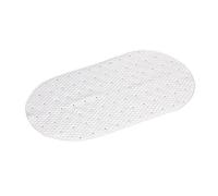 Gedy G-Solid Non-Slip Bath with Suction Cups, Size: 39 x 69, Resin Bath Mat, White Finish, R&D Design, 100% Made in Italy, Machine Washable Rug, 2 Years Warranty, Unique
