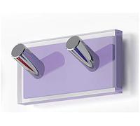 Gedy Hangers, Made of thermoplastic resin, Transparent, Purple, Doble
