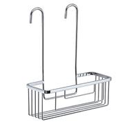Gedy Hanging Shower Basket, Shower Shelf, Stainless Steel, Chrome, 30 x 12 x 37