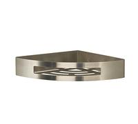 Gedy | Hanoi Corner Shower Door in Stainless Steel, Brushed Finish, Dimensions 4.5 x 21 x 21 cm and Weight 0.55 kg