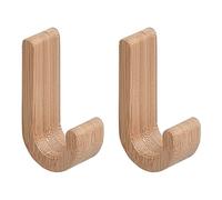Gedy Himalaya Set of 2 Natural Rustic Bamboo Wall Hangers