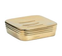 Gedy Kelly SOAP Box, Ceramic, Gold, 10x10x3cm