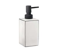 Gedy Lucrezia Soap Dispenser, Ceramic, White, 7 x 7 x 17.5