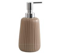 Gedy Marika Soap Dispenser, Ceramic, Tortora, 8 x 8 x 18