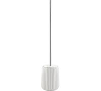 Gedy Marika Toilet Brush Holder, Ceramic, White, 10.2 x 10.2 x 45