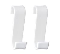 Gedy | Merlino Set of 2 Clothes Hangers, White Finish, Series Made of Thermoplastic Resins
