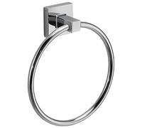 Gedy Olimpo Towel Ring, Stainless Steel, Chrome, 15.6 x 4.8 x 17.3 cm