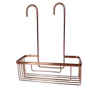 Gedy OTTAVIANO Hanging Shower Basket Shower Shelf, Stainless Steel, Rose Gold, 30 x 12 x 37 cm