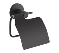Gedy Paper Holder with Lid Felce Plus Matte Black