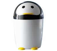 Gedy Penguin Bathroom Bin with Lid 7.5 Litre Capacity 1009-24