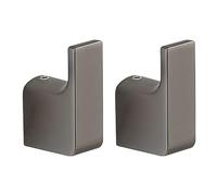Gedy Pirenei Gun Metal Hangers Set of 2
