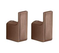 Gedy Pirenei Set of 2 Hangers Brass Rose Gold | L2 x P3.3 x H5.3 cm (per unit) | Brass | Wall screws+dowels | Rose Gold | PVD