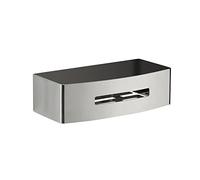Gedy | Poseidon Rectangular Chrome Steel Shower Storage Box Dimensions 7 x 24 x 12.2 cm and Weight 0.80 kg