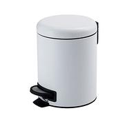 Gedy Potty Waste Bin, Stainless Steel, White, Small