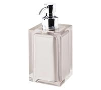 Gedy Rainbow Soap Dispenser, Resin, Beige, 7x7x16.2