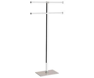 Gedy Rainbow Standing Towel Rail, Stainless Steel, Transparent Beige, 40.4 x 15.5 x 83 x 7