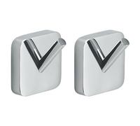 Gedy Set of 2 Hangers Tonga Chrome