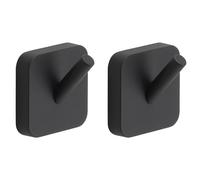 Gedy Set of 2 Tonga Matt Black Hangers
