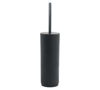 Gedy Sharon Toilet Brush Plastic Lightweight and Durable Matt Black with Tuft Black Nylon Bristles, Toilet Brush, 100% Made in Italy