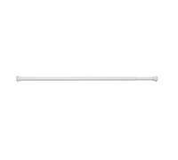 Gedy Shower Curtain Pole Diameter 25 cm, Extendable Rod 80/135 cm, Measurements and Weight: 2.3 x 136.5 x 89 cm & 0.2 kg, Steel Shower Rod, Chrome Finish, R&D Design, 2 Year Warranty