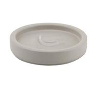 Gedy Soap Dish, Grey, 11.3 x 11.3 x 2.4 cm