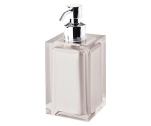 Gedy Soap Dispenser, Resin Metal, Beige, 7x7x16,2