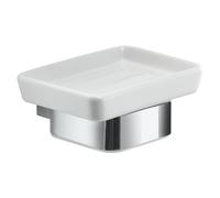 Gedy SPLUGA SOAP Box, Stainless Steel Aluminium Aluminum chromall Ceramics, Chrome