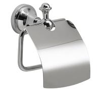 Gedy Toilet roll holder with lid Nevis Chrome