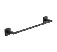 Gedy Tonga Bathroom Towel Rack, Wall Towel Rack, Adhesive Towel Rack, Drill-Free Towel Rack, 45 x 6.9 x 4.7, Matte Black, Stainless Steel