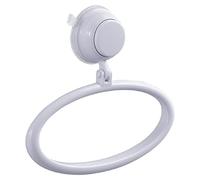 Gedy Vesuvio Towel Ring with Suction Cup, White, 18 x 3 x 16 cm