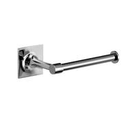 Gedy Wizard Toilet Roll Holder, Dimensions: 4.9 x 14.5 x 7.6 cm, Brass and Cromall Toilet Paper Holder, Chrome Finish, Fixable with 3 m Double-Sided Adhesive, R&D Design, 2 Years Warranty, Chrome, One