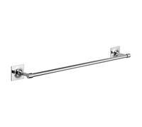 Gedy Wizard Towel 45 cm, Dimensions: 4.9 x 50 x 7.4 cm, Brass and Cromall Towel Holder, Chrome Finish, Fixable with 3 m Double-Sided Adhesive, Shortened Bars, R&D Design, 2 Years Warranty, One