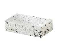 Gedy Zoe SOAP Box, Resin Sand, White, 11,5x7x3cm